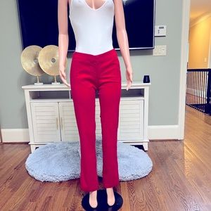 “Fireball” Red Mango Pants. Size US 8. Great Fit. Some Stretch!